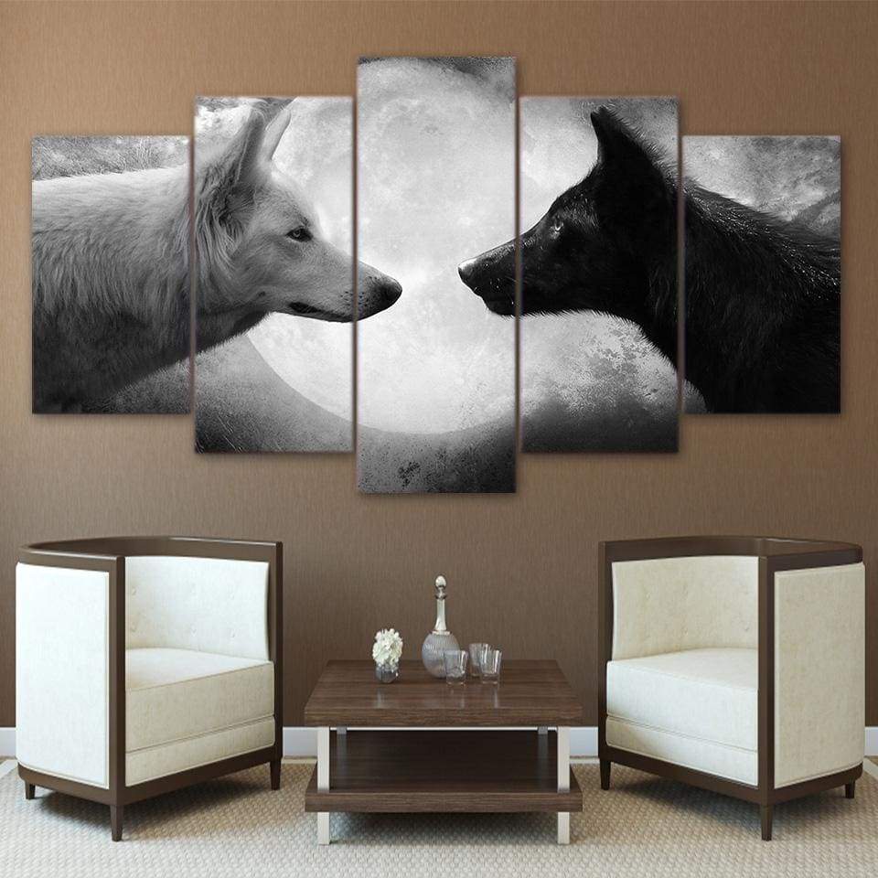 LOUPS - Tableau mural sur toile imprimée - Art-Cadre.fr