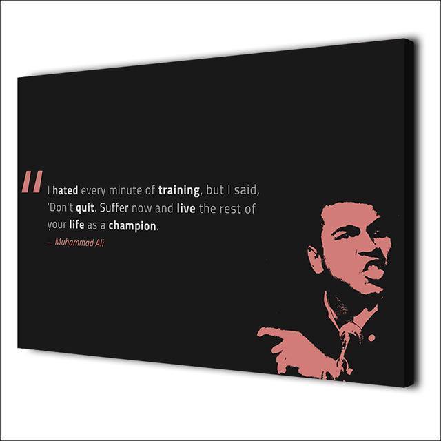 MOHAMED ALI - Tableau mural sur toile imprimée - Art-Cadre.fr