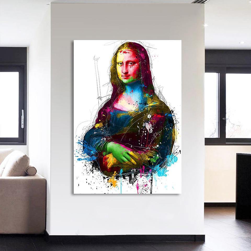 MONA LISA - Tableau mural sur toile imprimée - Art-Cadre.fr