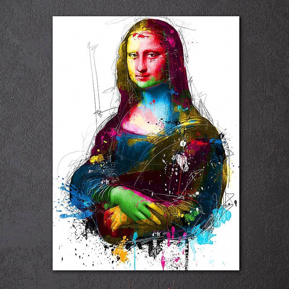 MONA LISA - Tableau mural sur toile imprimée - Art-Cadre.fr