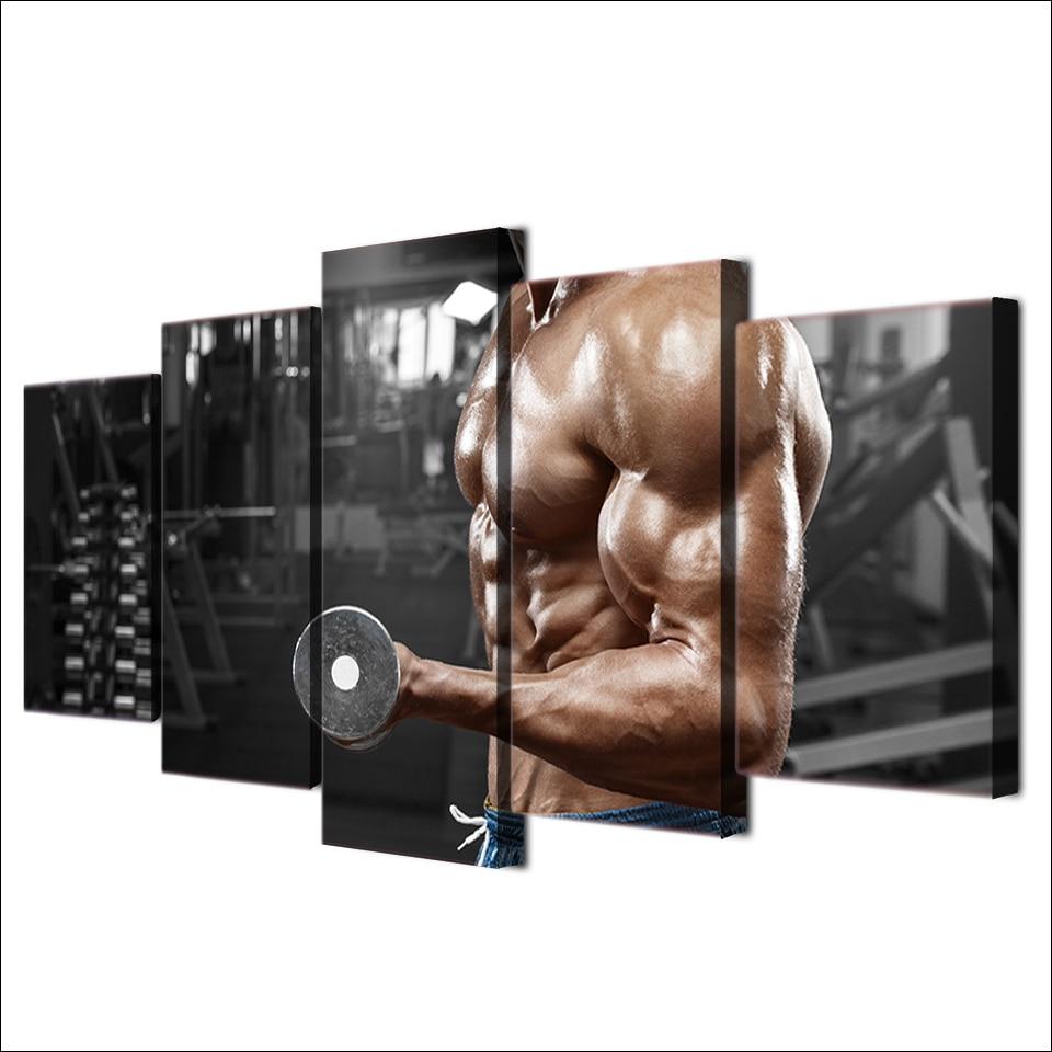 MUSCULATION - Tableau mural sur toile imprimée - Art-Cadre.fr