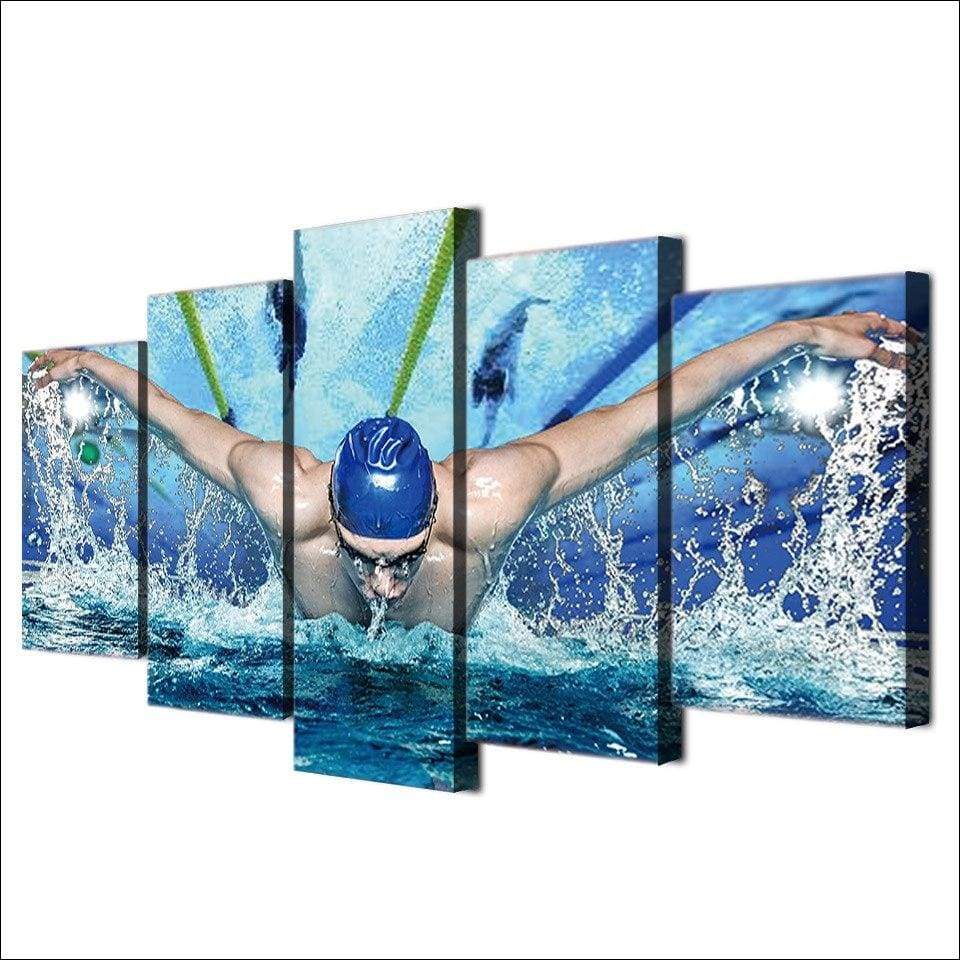 NAGE PAPILLON - Tableau mural sur toile imprimée - Art-Cadre.fr