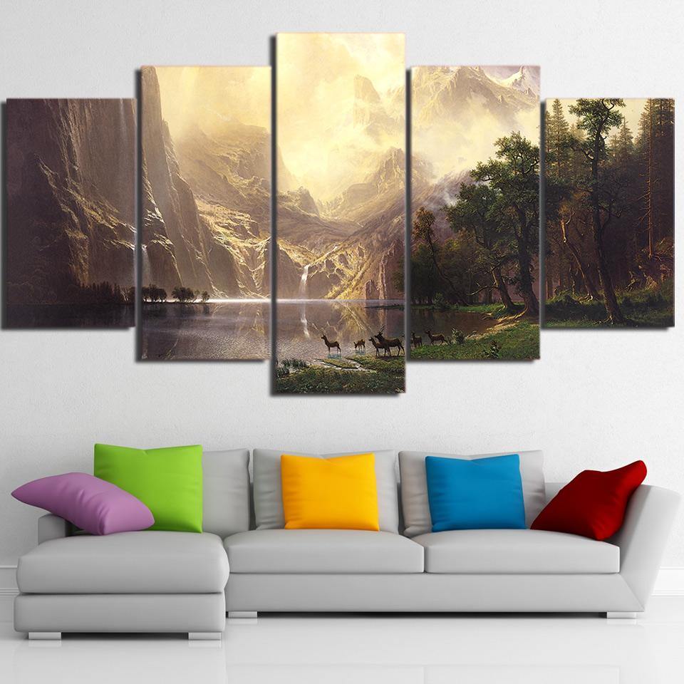 NATURE PAISIBLE - Tableau mural sur toile imprimée - Art-Cadre.fr