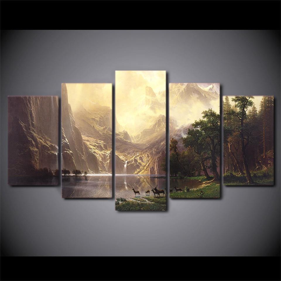 NATURE PAISIBLE - Tableau mural sur toile imprimée - Art-Cadre.fr
