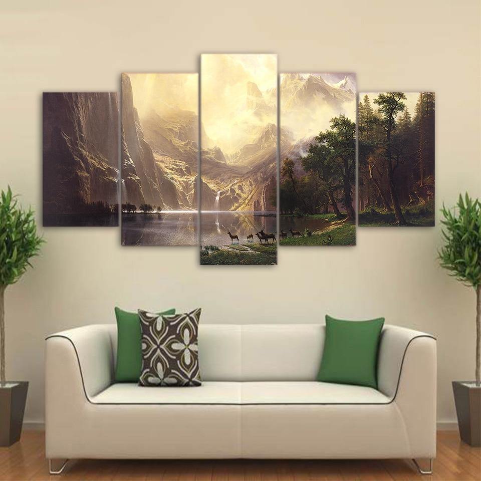 NATURE PAISIBLE - Tableau mural sur toile imprimée - Art-Cadre.fr