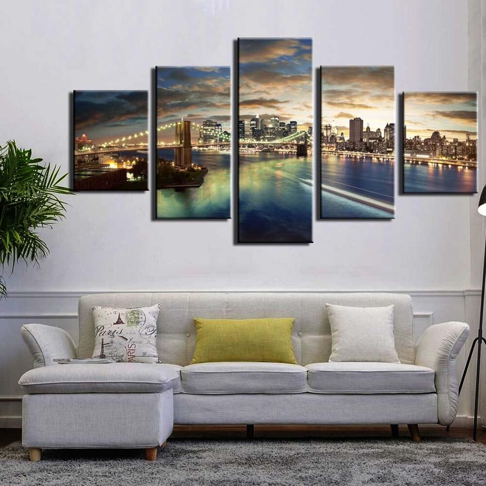 NEW-YORK CITY 2 - Tableau mural sur toile imprimée - Art-Cadre.fr