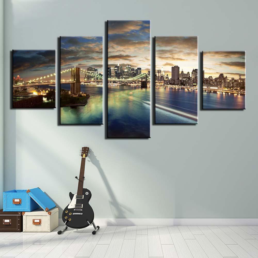 NEW-YORK CITY 2 - Tableau mural sur toile imprimée - Art-Cadre.fr