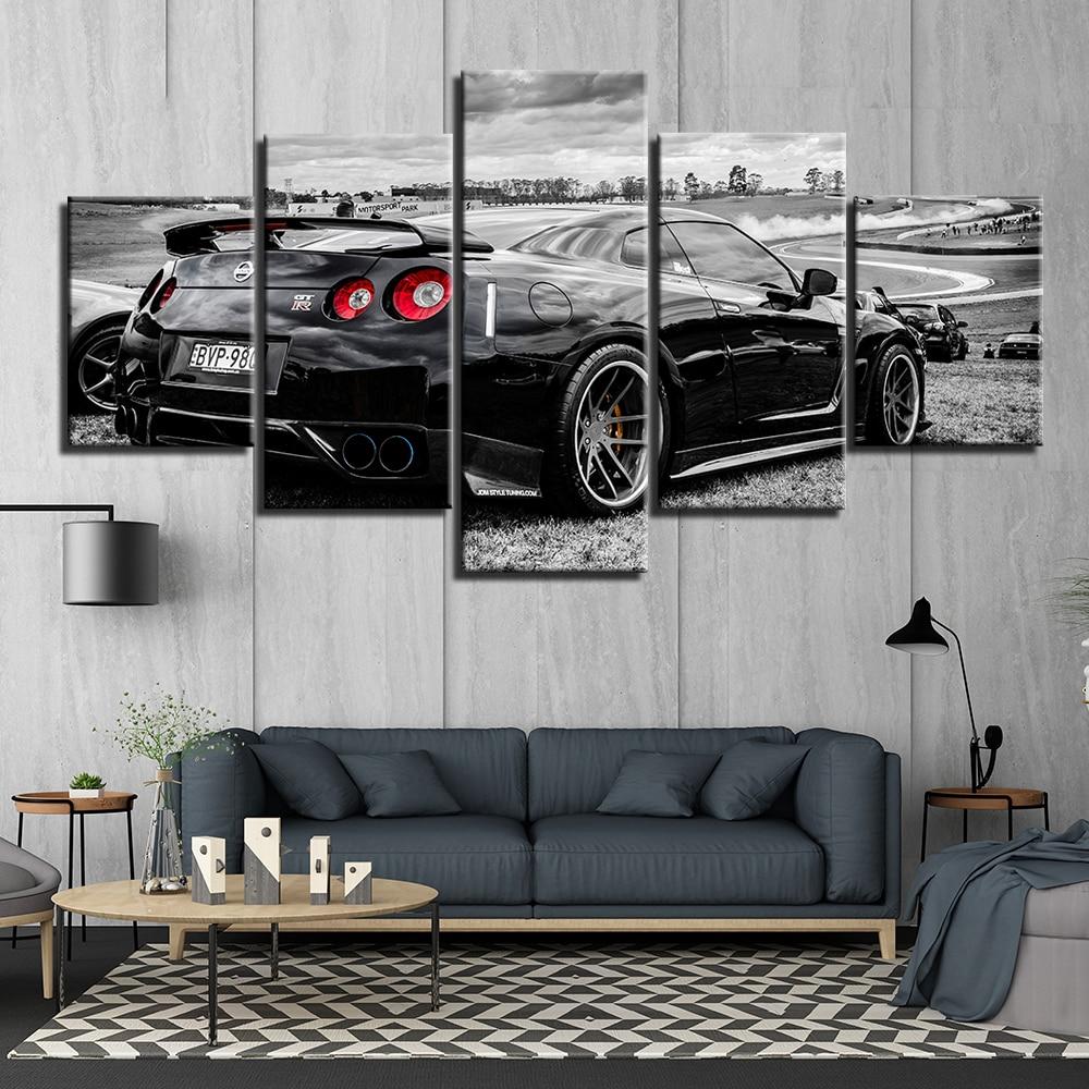 NISSAN GT-R - Tableau mural sur toile imprimée - Art-Cadre.fr