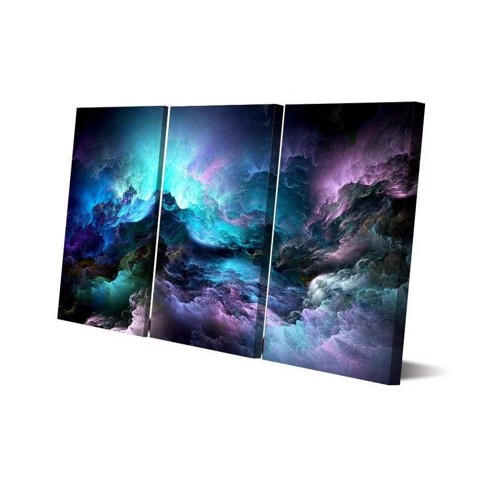 NUAGES BLEUS - Tableau mural sur toile imprimée - Art-Cadre.fr