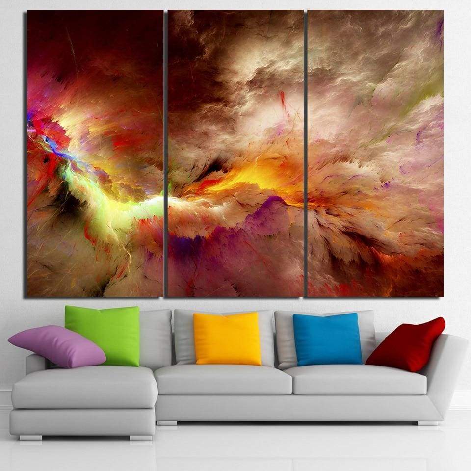 NUAGES ROSES - Tableau mural sur toile imprimée - Art-Cadre.fr