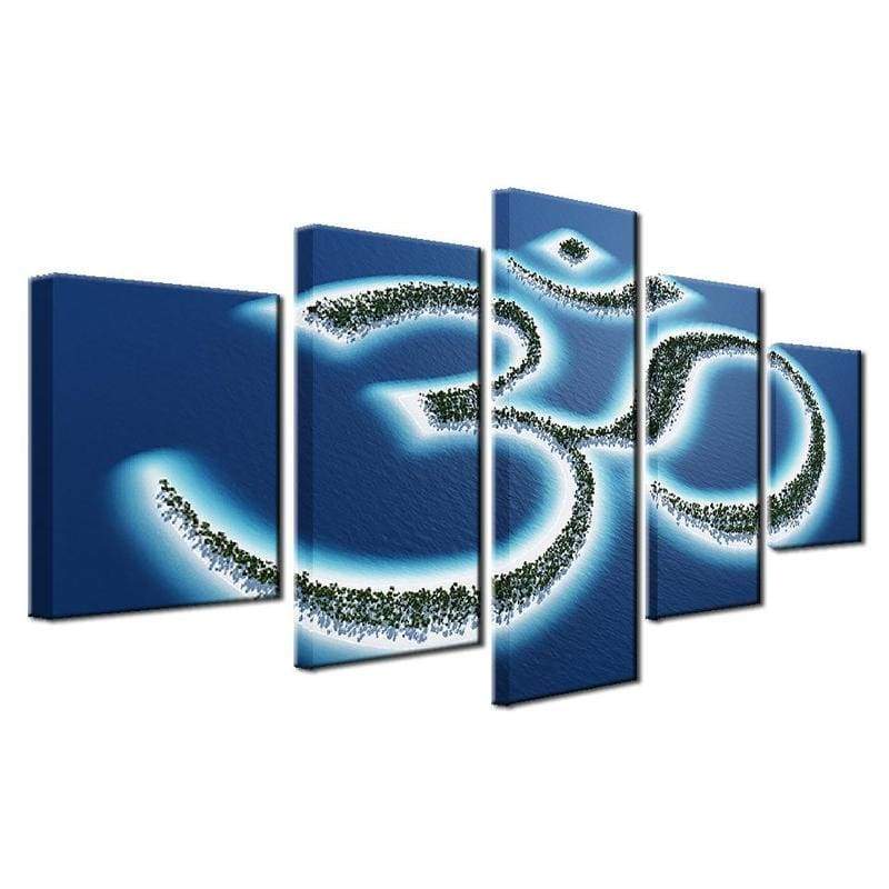 OM DANS L’OCÉAN - Tableau mural sur toile imprimée - Art-Cadre.fr