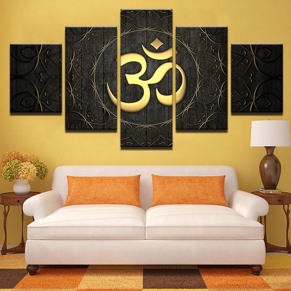 OM - Tableau mural sur toile imprimée - Art-Cadre.fr