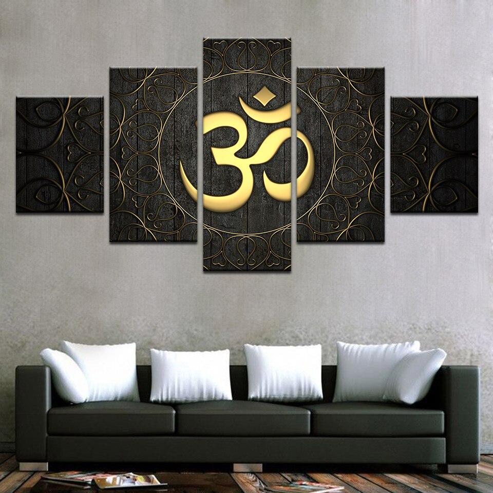 OM - Tableau mural sur toile imprimée - Art-Cadre.fr