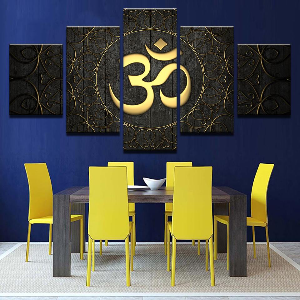 OM - Tableau mural sur toile imprimée - Art-Cadre.fr