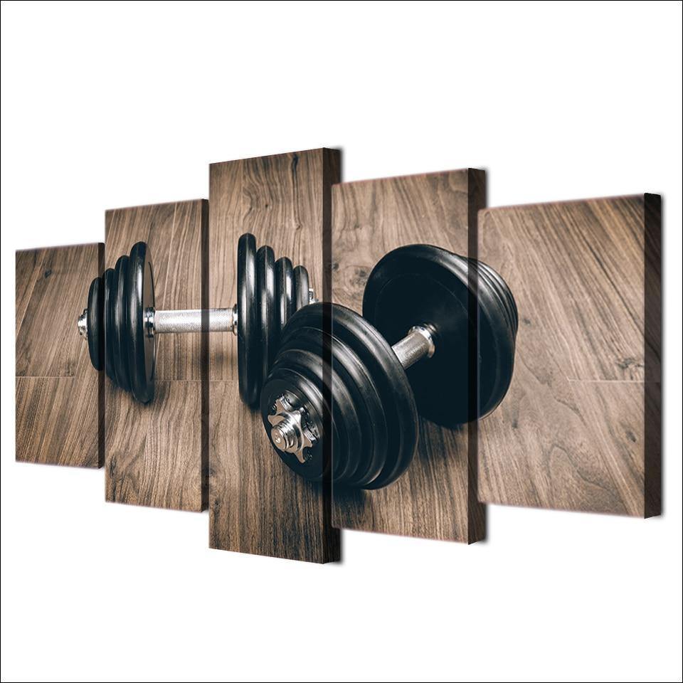 PAIRE D'HALTÈRES - Tableau mural sur toile imprimée - Art-Cadre.fr
