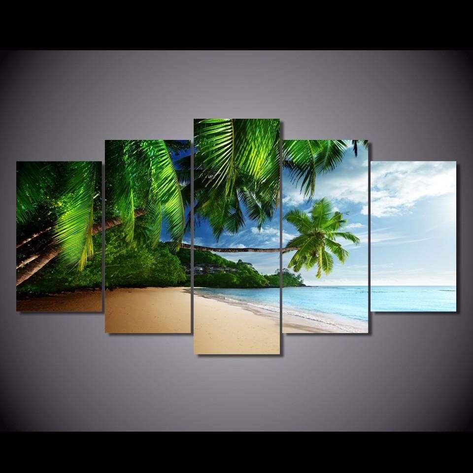 PARADIS TROPICAL - Tableau mural sur toile imprimée - Art-Cadre.fr