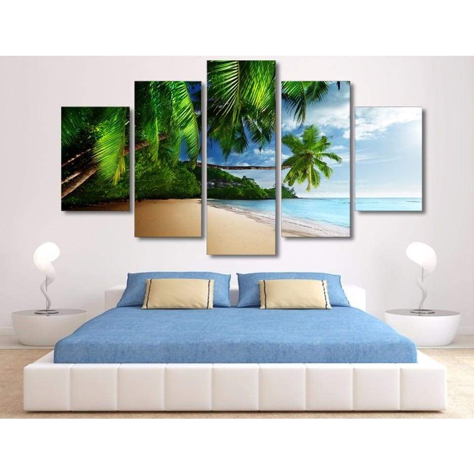 PARADIS TROPICAL - Tableau mural sur toile imprimée - Art-Cadre.fr
