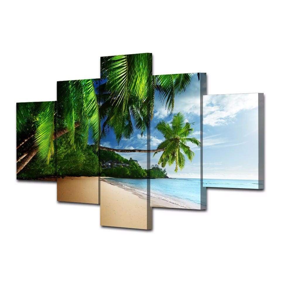 PARADIS TROPICAL - Tableau mural sur toile imprimée - Art-Cadre.fr