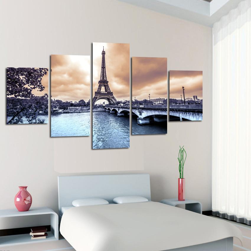 PARIS, BORDS DE SEINE - Tableau mural sur toile imprimée - Art-Cadre.fr