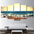 PETITES VAGUES - Tableau mural sur toile imprimée - Art-Cadre.fr