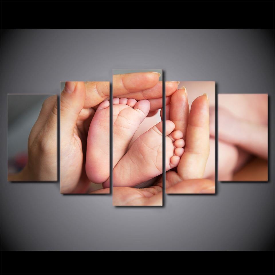 PETITS PETONS - Tableau mural sur toile imprimée - Art-Cadre.fr