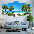 PLAGE DE L'HÔTEL - Tableau mural sur toile imprimée - Art-Cadre.fr