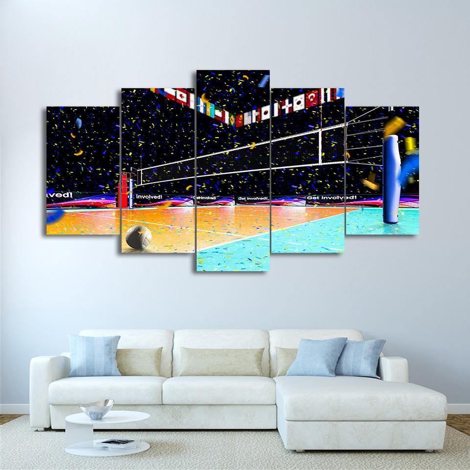 PLUIE DE CONFETTIS - Tableau mural sur toile imprimée - Art-Cadre.fr