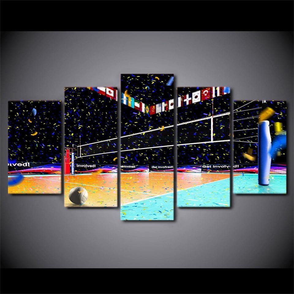 PLUIE DE CONFETTIS - Tableau mural sur toile imprimée - Art-Cadre.fr