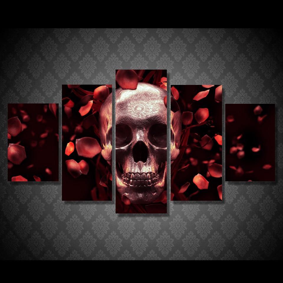 PLUIE DE ROSES - Tableau mural sur toile imprimée - Art-Cadre.fr