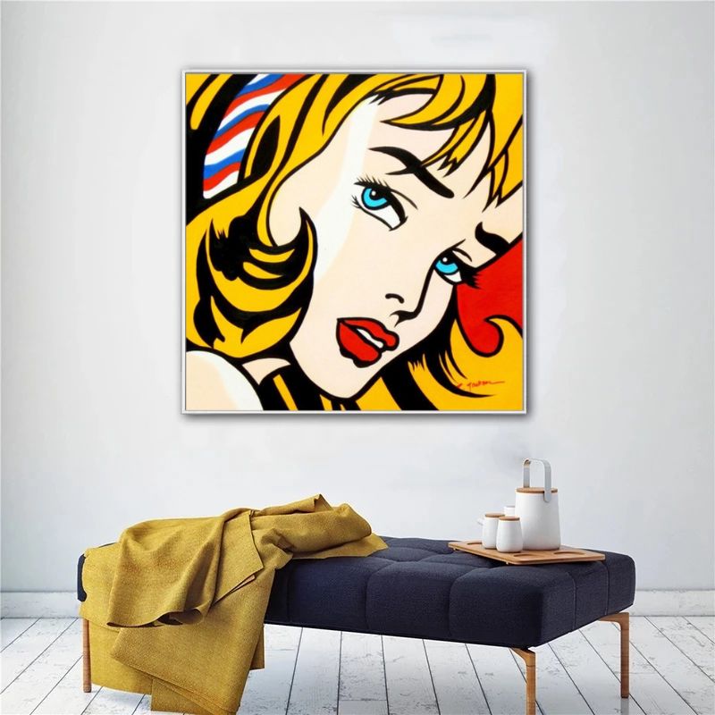 tableau pop art femme