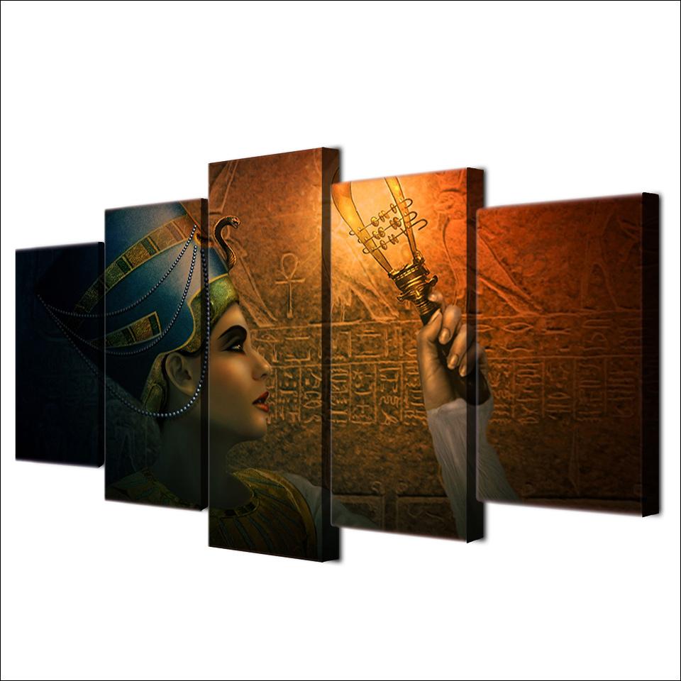 REINE D'ÉGYPTE - Tableau mural sur toile imprimée - Art-Cadre.fr