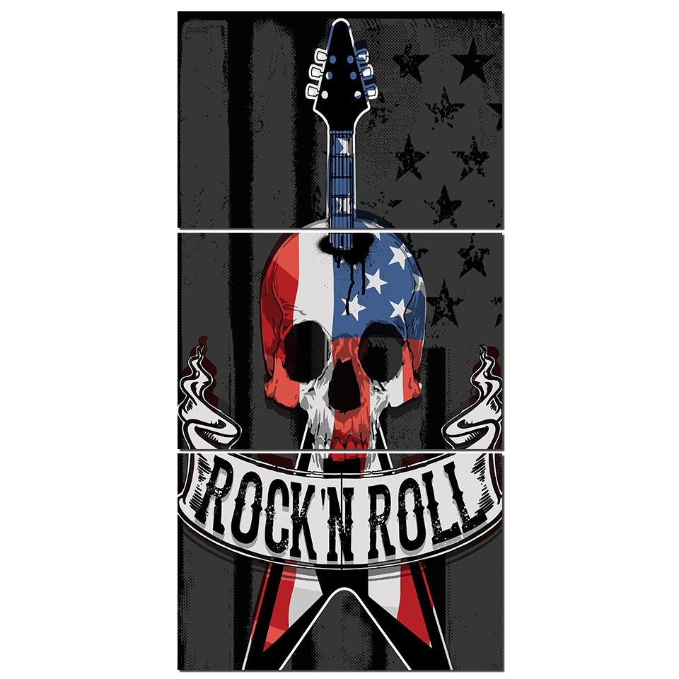 ROCK'N ROLL - Tableau mural sur toile imprimée - Art-Cadre.fr