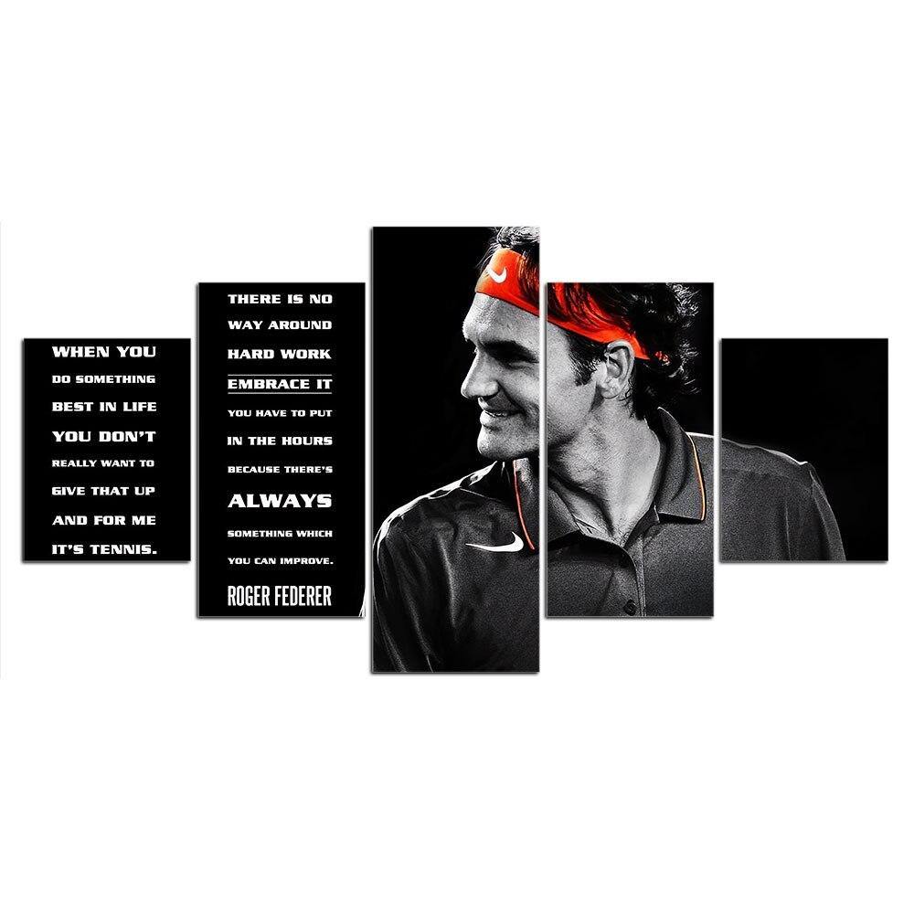 ROGER FEDERER - Tableau mural sur toile imprimée - Art-Cadre.fr