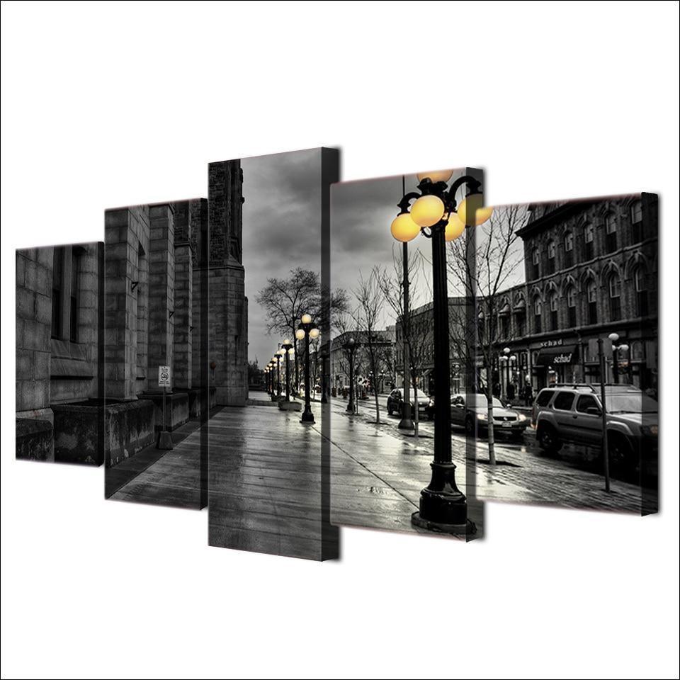 RUE DE LONDRES - Tableau mural sur toile imprimée - Art-Cadre.fr