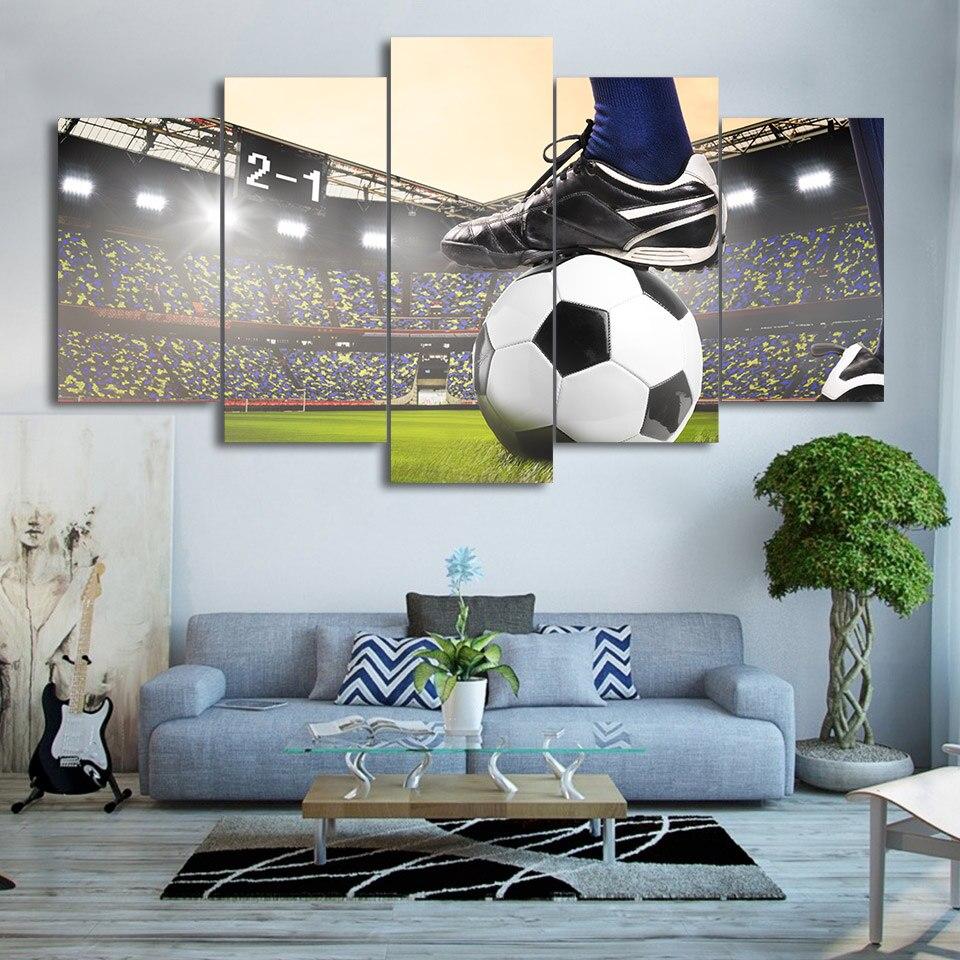 SCORE 2-1 - Tableau mural sur toile imprimée - Art-Cadre.fr