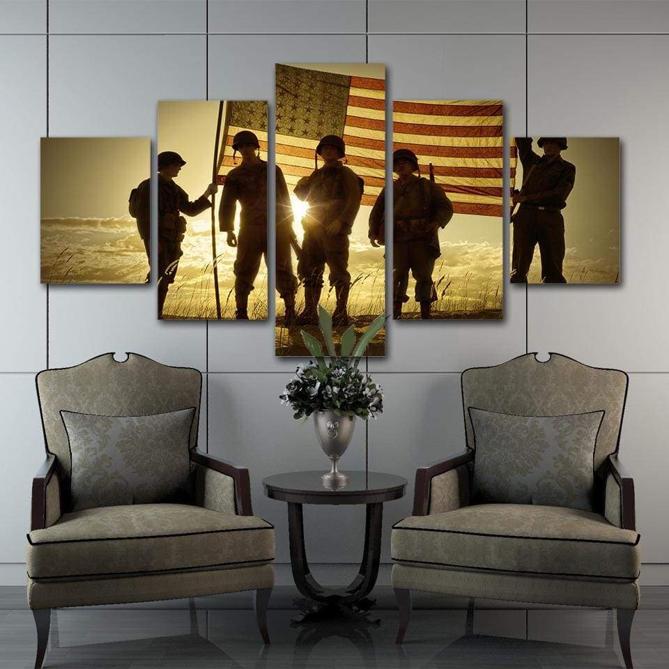 SOLDATS CONQUÉRANTS - Tableau mural sur toile imprimée - Art-Cadre.fr