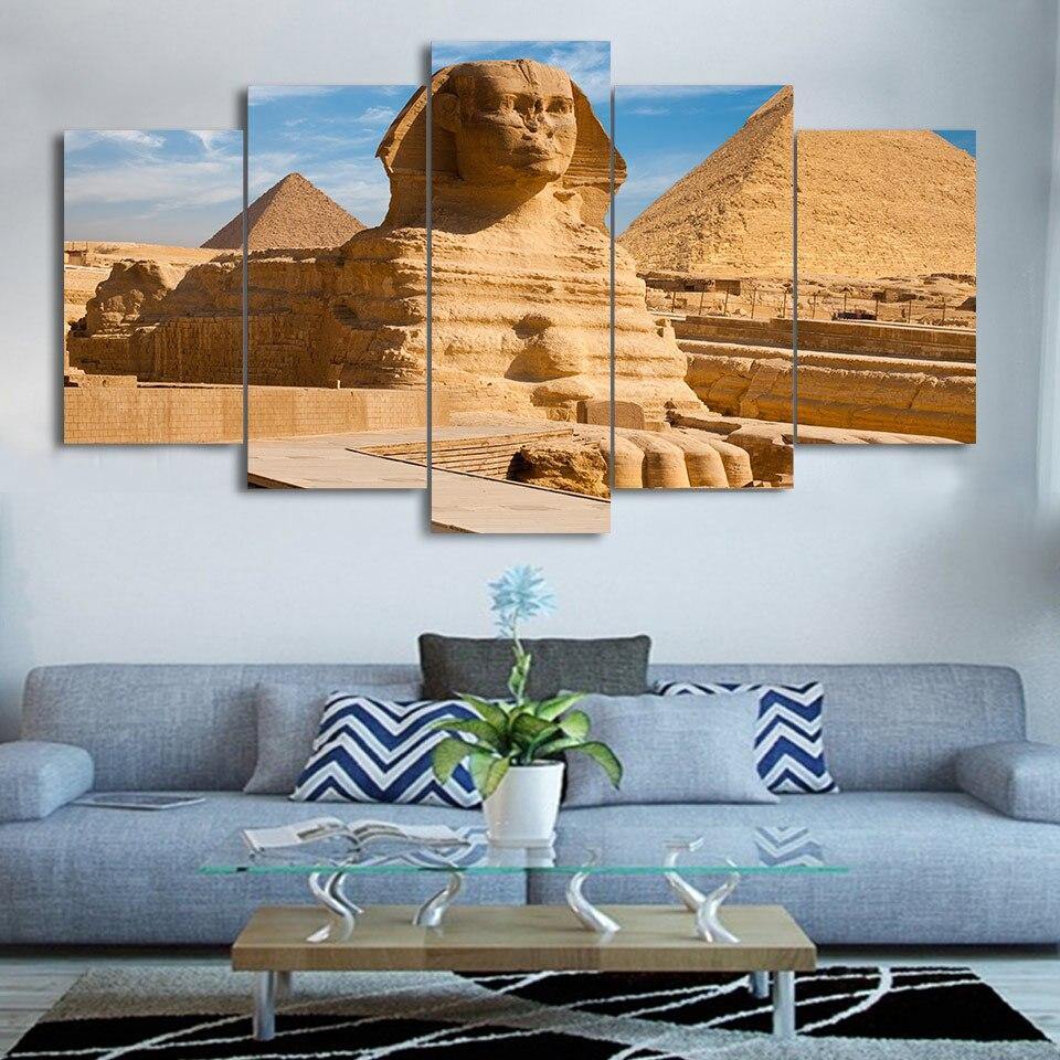 SPHINX, GIZEH - Tableau mural sur toile imprimée - Art-Cadre.fr