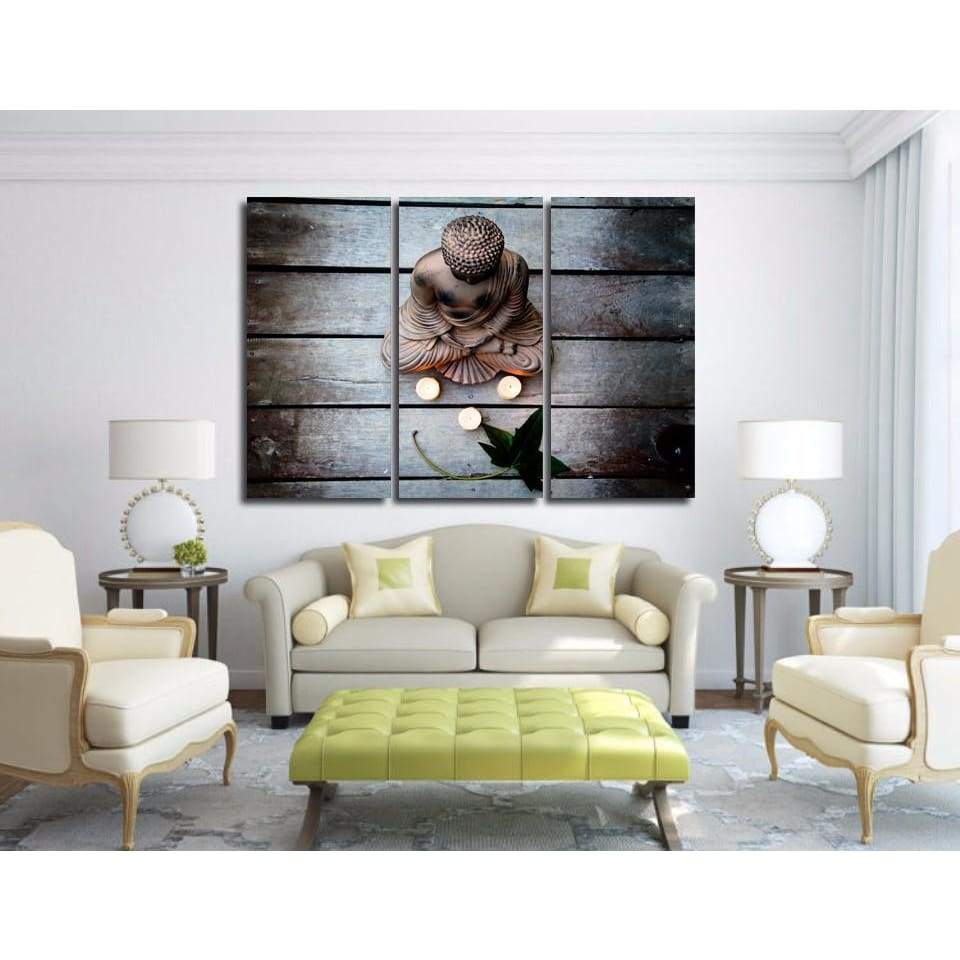 STATUE DE BOUDDHA 2 - Tableau mural sur toile imprimée - Art-Cadre.fr