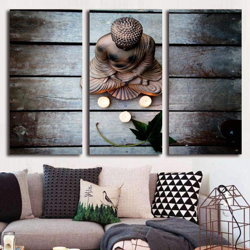 STATUE DE BOUDDHA 2 - Tableau mural sur toile imprimée - Art-Cadre.fr