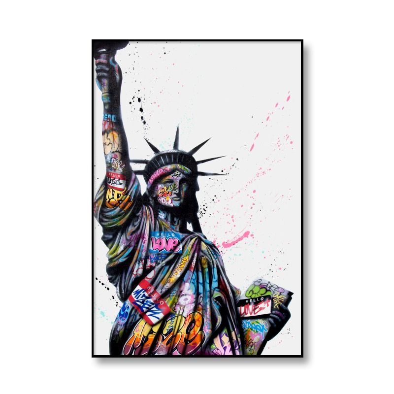 tableau street art new york toile