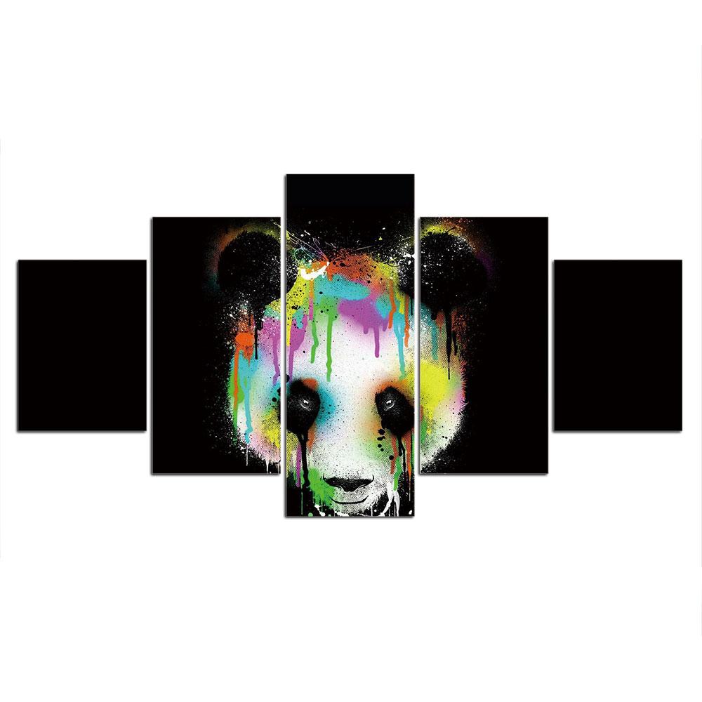 STREET ART PANDA - Tableau mural sur toile imprimée - Art-Cadre.fr