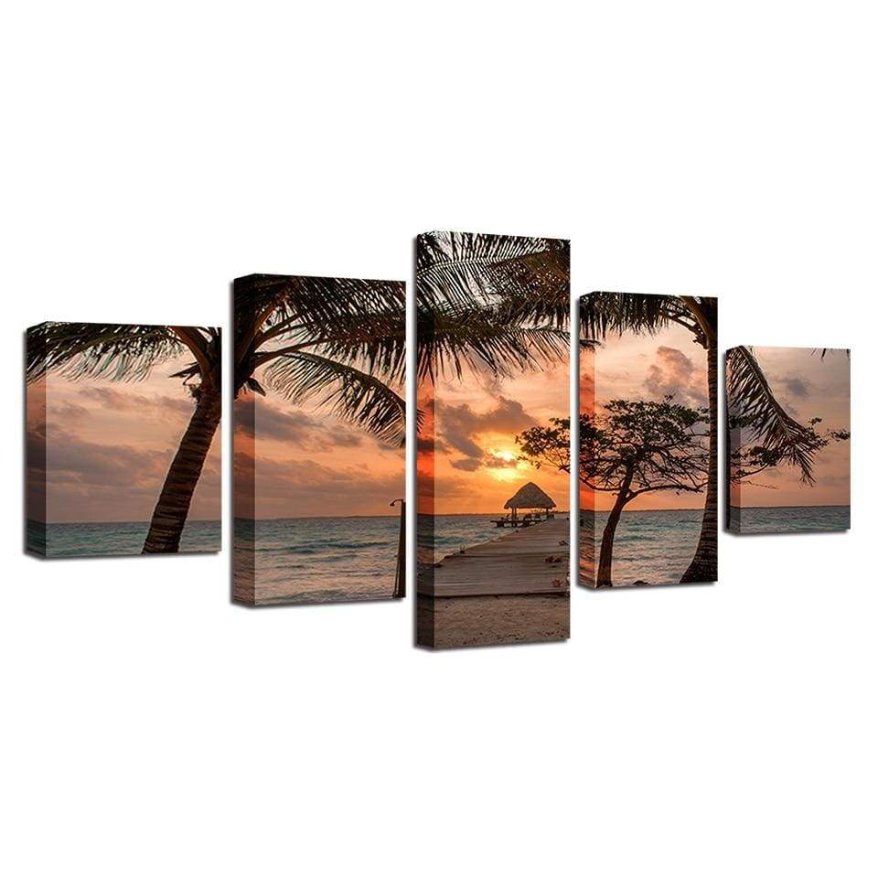 SUNSET - Tableau mural sur toile imprimée - Art-Cadre.fr