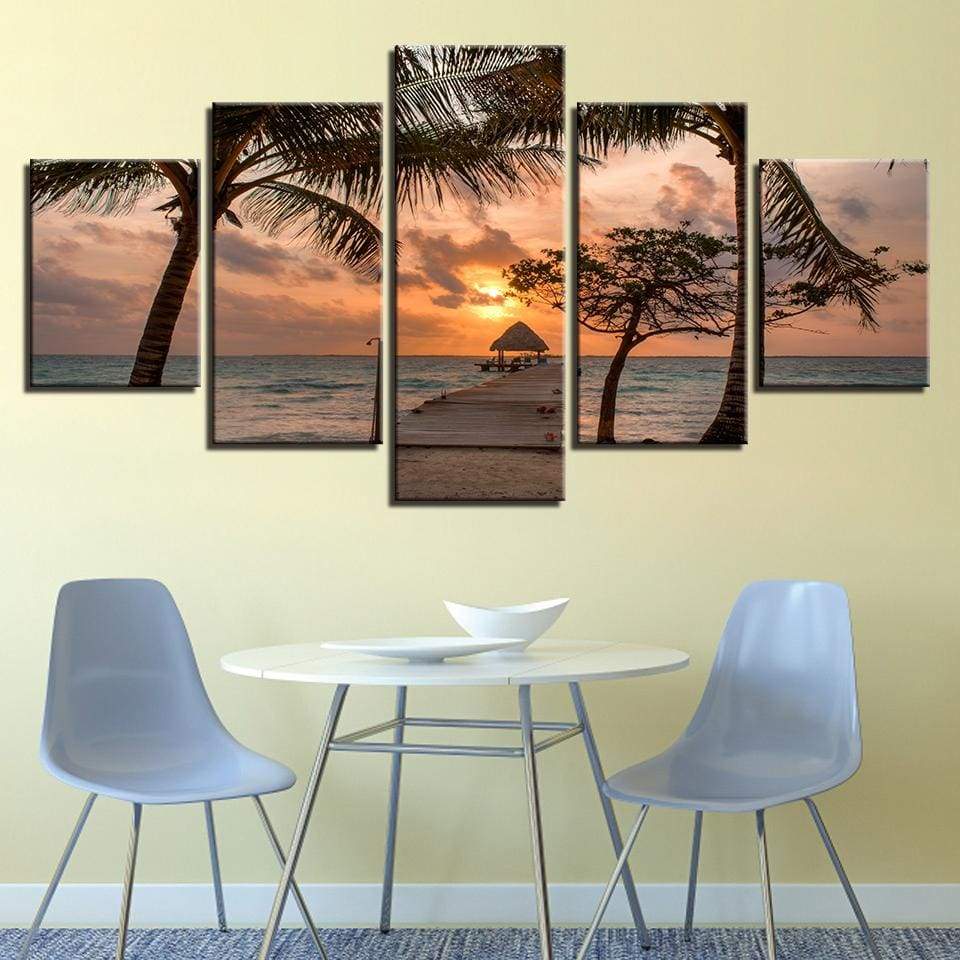SUNSET - Tableau mural sur toile imprimée - Art-Cadre.fr