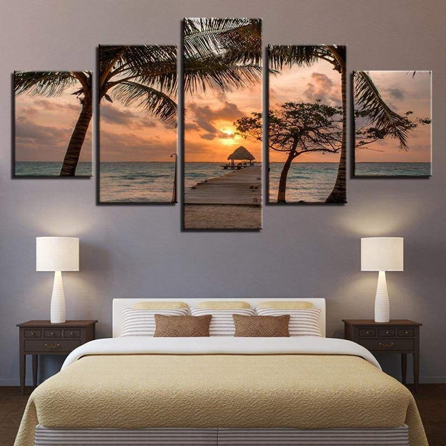SUNSET - Tableau mural sur toile imprimée - Art-Cadre.fr