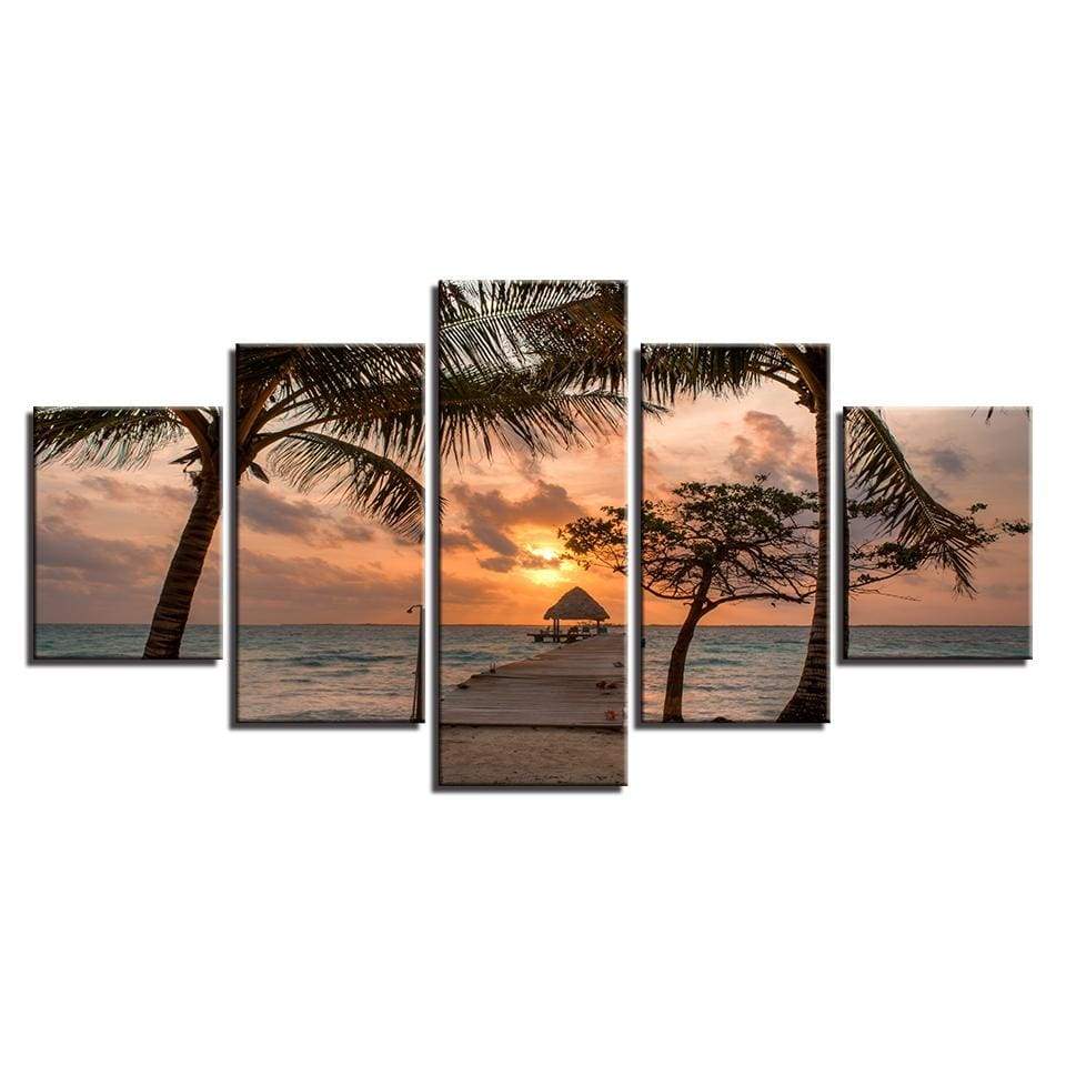 SUNSET - Tableau mural sur toile imprimée - Art-Cadre.fr