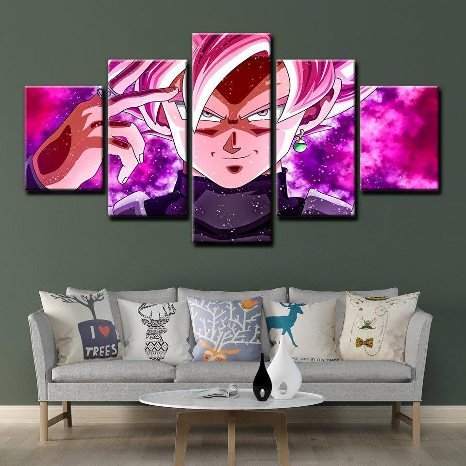 SUPER GOKU BLACK - Tableau mural sur toile imprimée - Art-Cadre.fr