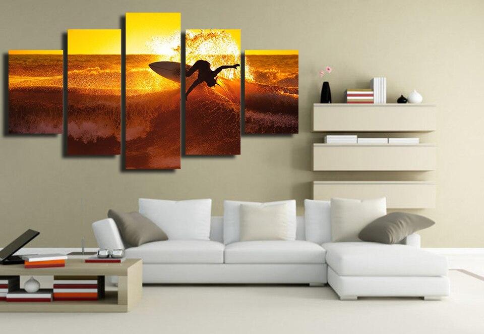 SURF ACROBATIQUE - Tableau mural sur toile imprimée - Art-Cadre.fr