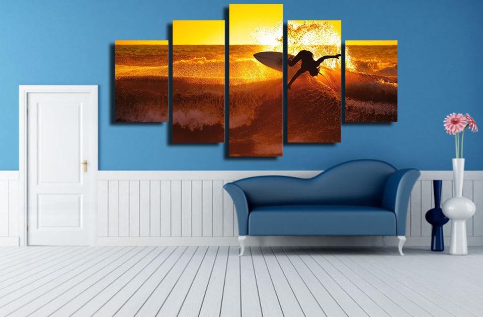 SURF ACROBATIQUE - Tableau mural sur toile imprimée - Art-Cadre.fr