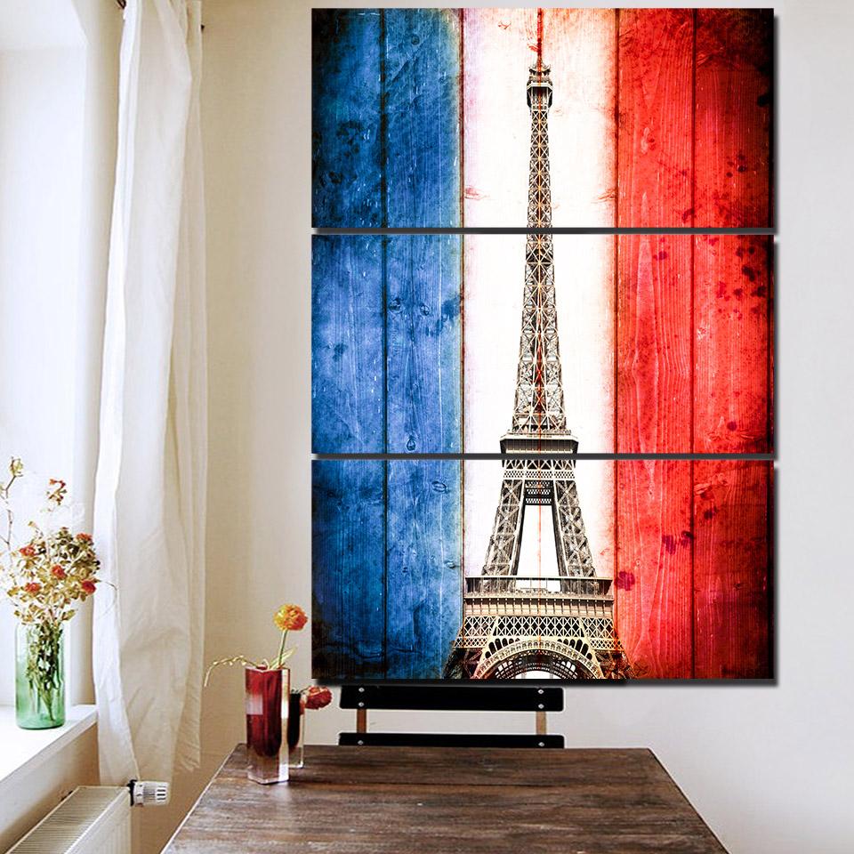 SYMBOLES DE LA FRANCE - Tableau mural sur toile imprimée - Art-Cadre.fr