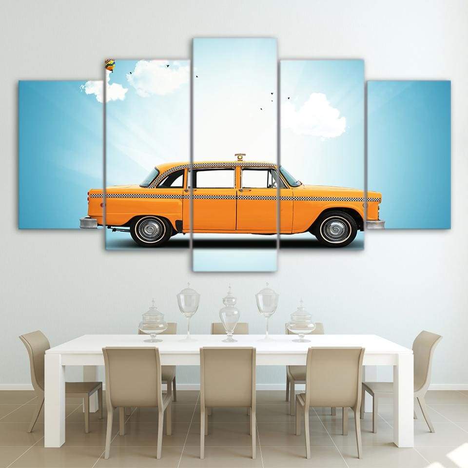 TAXI NEW-YORKAIS - Tableau mural sur toile imprimée - Art-Cadre.fr